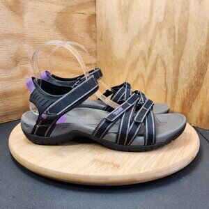 Teva Tirra Womens Black Hiking Sandals Size 10